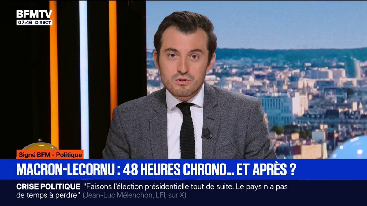 SIGNÉ BFM - Crise politique: "Le fait de chercher à gagner encore et encore du temps ne va servir à rien d'autre qu'à radicaliser les positions des oppositions" L'édito politique d'Arthur Berdah