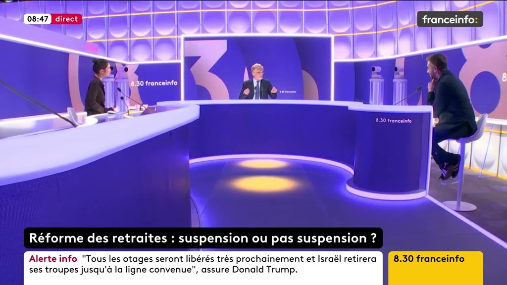 🔴 Réforme des retraites ➡️ ”La moitié de la dette accumulée depuis 2017, ce sont les retraites. C’est pour cela qu’il y a eu cette réforme même si elle est impopulaire. C’est la seule réforme structurelle qui montre une trajectoire de réduction des dépenses”, dit Marc Fesneau