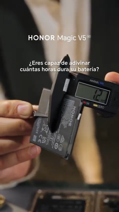SORTEO HONOR Magic V5 ¿Cuántas horas dura su batería? Síguenos y haz RT Haz tu apuesta con HONOR MagicV5 +COMENTARIOS+POSIBILIDADES SUERTE Participa en todos los retos y podrás ganarlo