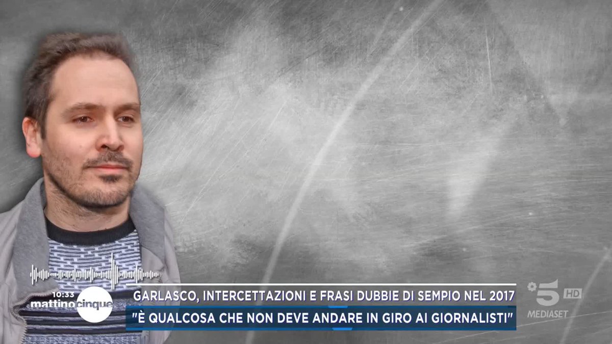 #Garlasco, l'intercettazione di Sempio "E' qualcosa che non deve andare in giro ai giornalisti" ma questa frase non è stata trascritta sul brogliaccio #Mattino5