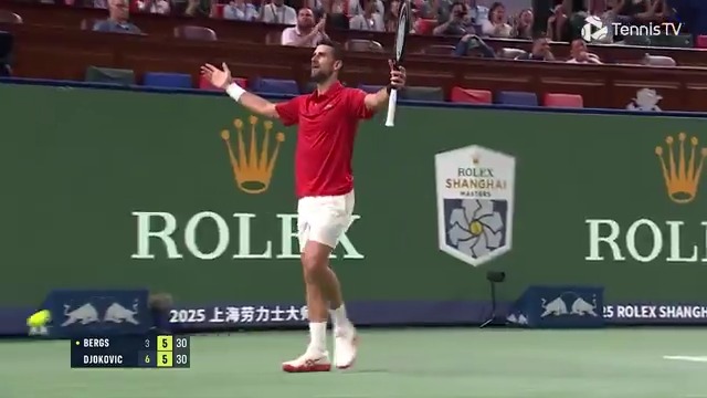 THE GREAT WALL OF NOVAK DJOKOVIC 🙅‍♂️ Novak Djokovic | Rolex Shanghai Masters | #RolexShanghaiMasters