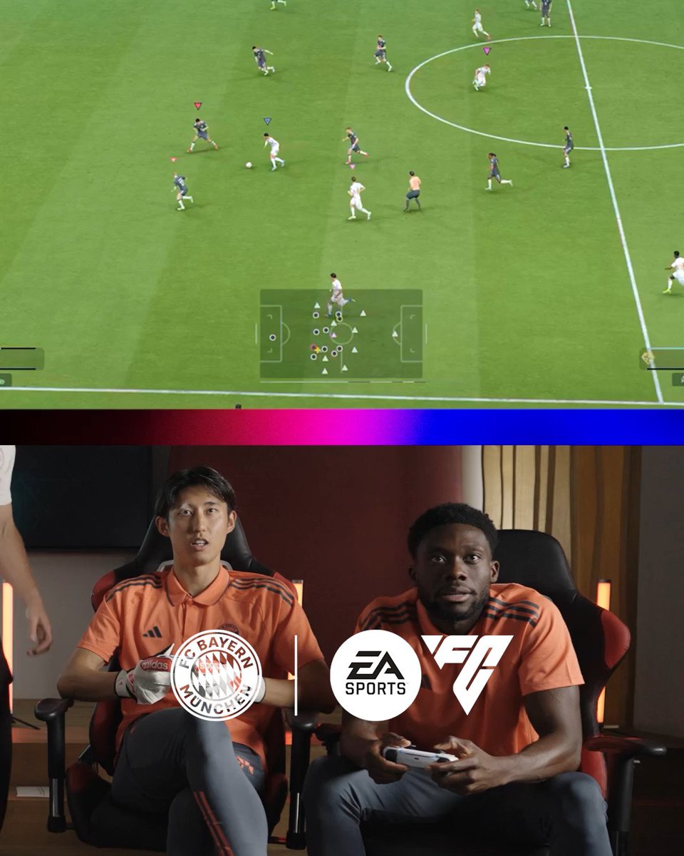 #Anzeige | "Was meinst du damit, wir hätten geschummelt?" 😆 Unsere Stars battlen sich in #FC26. 🎮 🤝🏻 EA SPORTS FC