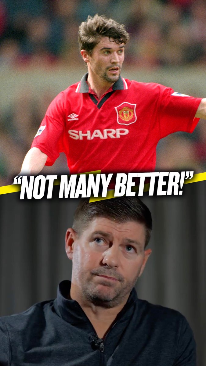 👏 "There's not many better than Roy Keane, when I judge a midfielder!" ✅ "Always in the right position, tough, could break lines with his passing... he had all the components!" Steven Gerrard believes #MUFC legend Roy Keane is one of the best midfielders ever! 💪