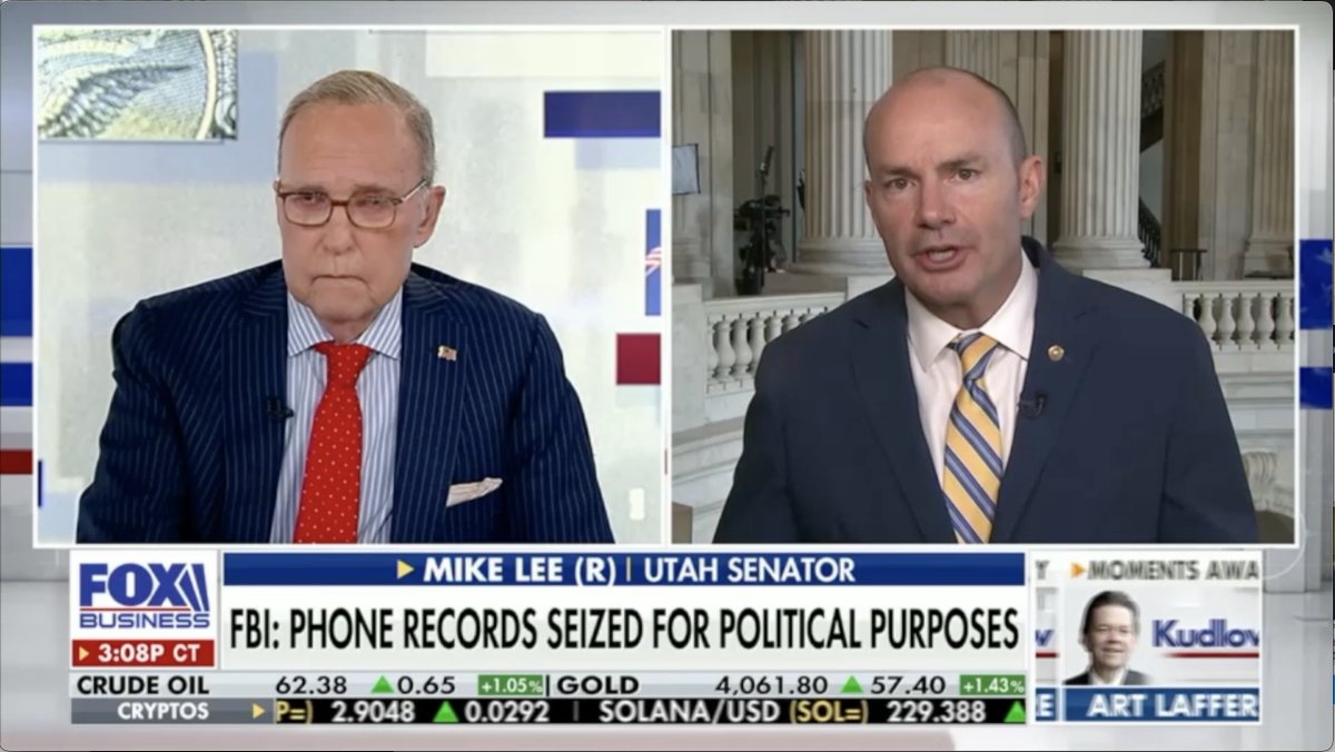 The Biden administration spied on Republican Senators, and the liberal media is working overtime to make excuses.