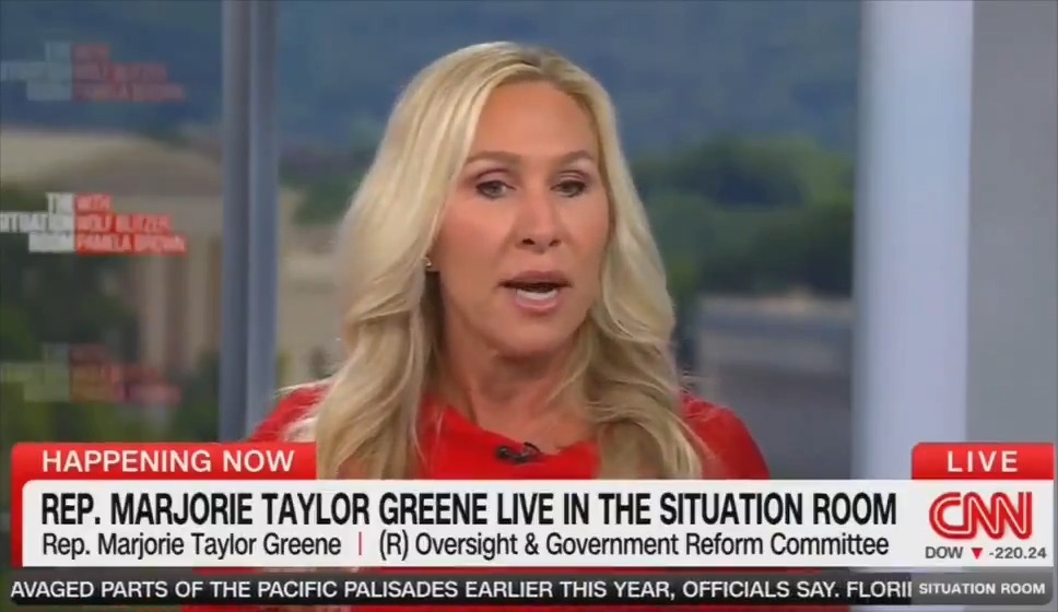 BREAKING: Marjorie Taylor Greene goes on CNN to push for the Epstein Files to be released. Republicans in Congress are seemingly starting to realize that something isn't right. I have also spoken to a GOP Rep. who claims that the tide is turning on the Epstein stuff, and that many Republicans don't want to be the last ones not supporting the release.