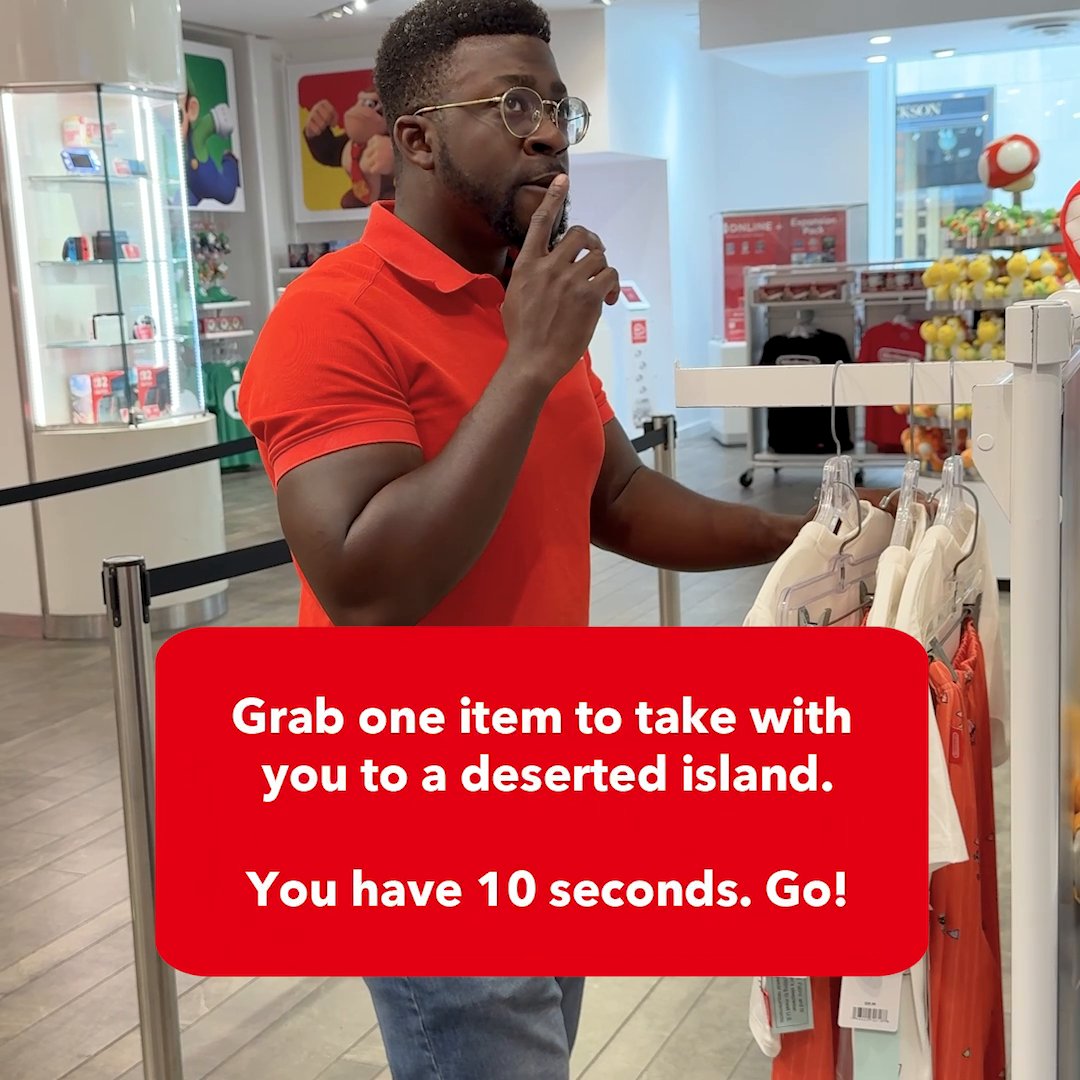 10 seconds, 1 item. GO! ⏰