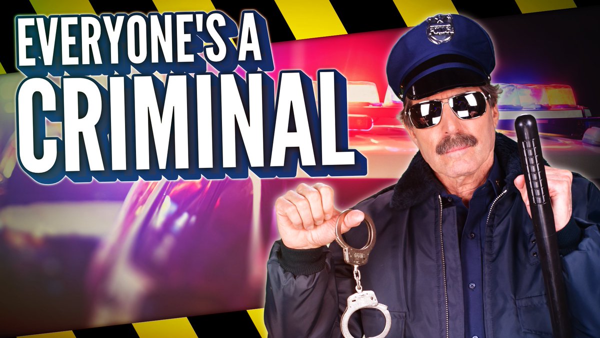 STOP! You probably broke the law today! Criminal law has exploded. There are more than 300,000 federal laws alone. 98% are created, not by Congress, but by unelected bureaucrats: