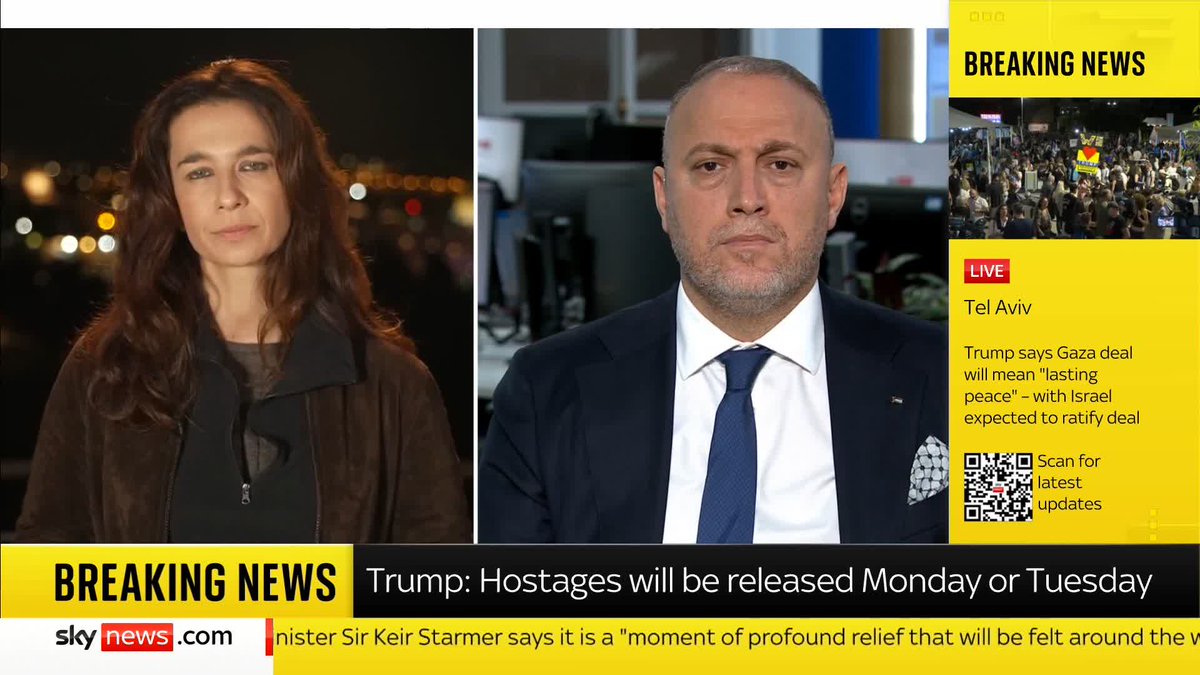 “We need to make sure Gaza is inseparable from the West Bank," Palestinian Ambassador Zomlot tells Yalda Hakim Live updates: 📺 Sky 501, Virgin 602, Freeview 233 and YouTube