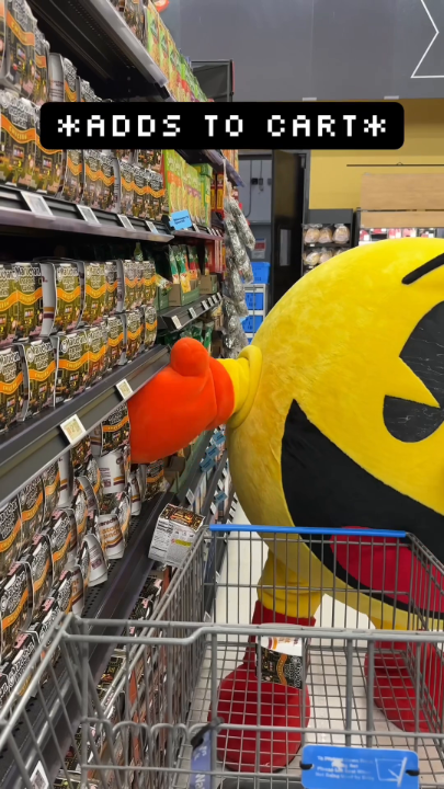 It's time to PACk your shopping cart! Don't miss your chance to snag the PAC-MAN x Maruchan limited edition chicken Instant Lunch cup - available only while supplies lasts! It's the perfect snack to CHOMP while playing PAC-MAN World 2 Re-PAC! #PACMAN45 #World2RePAC