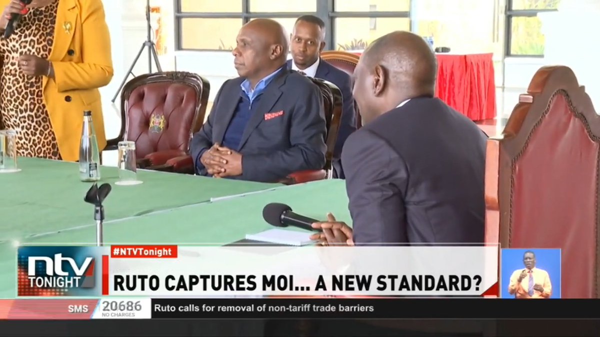 Ruto Captures Moi... A New Standard? President Ruto has been forced to give into the demands of Gideon Moi. The deal has seen Moi withdraw from the forthcoming Baringo senatorial race. The deal was nearly scuttled at the eleventh hour. #NTVTonight Ben Kitili Duncan Khaemba