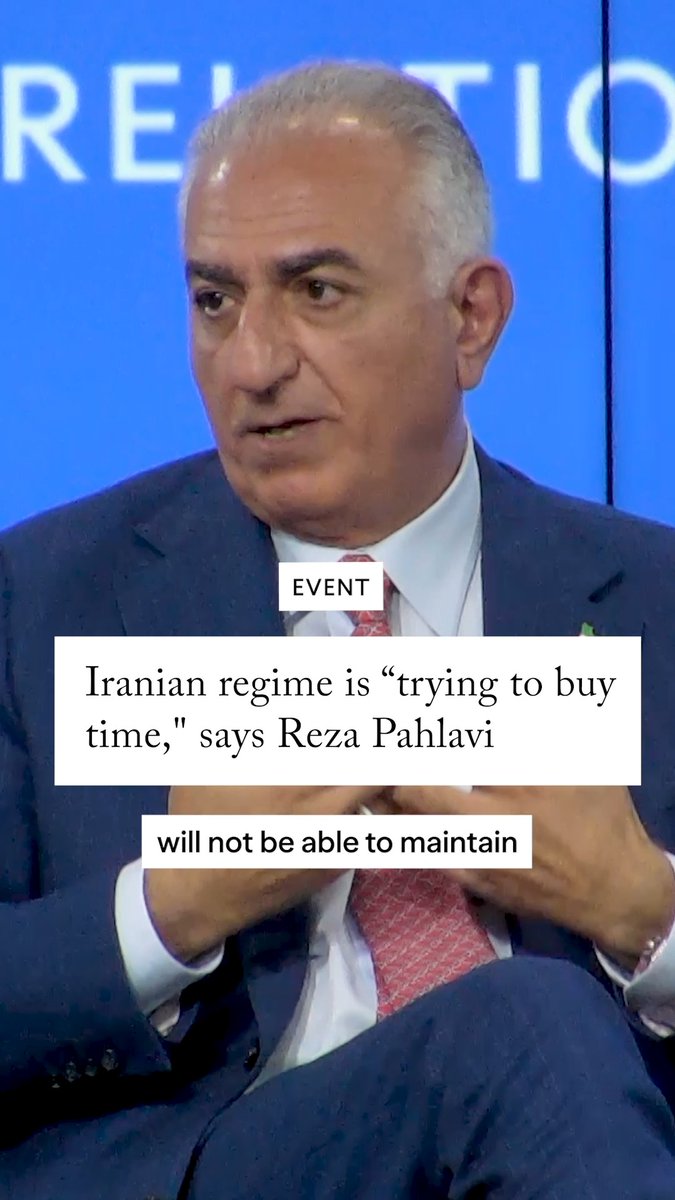 “America by itself cannot and will not be able to maintain global stability without having some partner in that,” argues Reza Pahlavi, Iranian exiled crown prince and advocate of a secular democratic Iran. Pahlavi criticizes the Iranian regime for “trying to buy time” to avoid meaningful reform. Watch the full conversation: