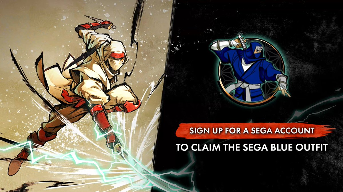 Vengeance has never been this stylish! ✨ Create your SEGA account now and unlock Joe’s exclusive SEGA Blue Outfit. Don’t miss out—claim it today!