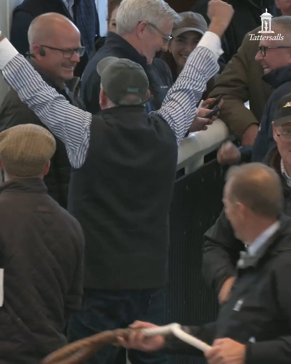 🙌 "We love Wootton Bassett, we love Coolmore!" A delighted Clive Washbourn sings Coolmore's praises after securing a Wootton Bassett filly from Newsells Park Stud's draft! 😂