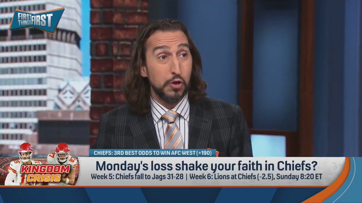 “I hated that loss so much. I hated it.” nick wright reacts to the Chiefs MNF loss to the Jaguars: