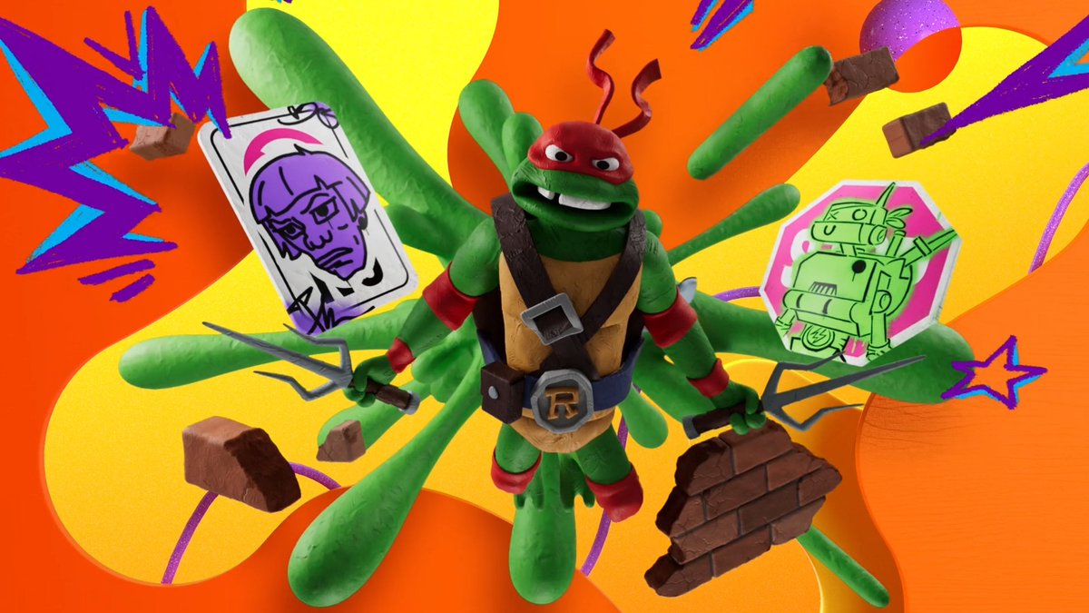 via dyrdee Media Nickelodeon Channel ident animation - Tales of the TMNT