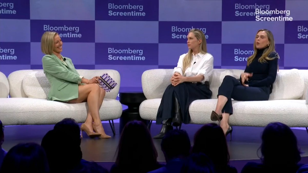 .Nobody Wants This Executive Producer Sara Foster and Creator Erin Foster share with Caroline Hyde how they "hacked the system" in regards to the success of their clothing brand, Favorite Daughter, at the #BloombergScreentime event