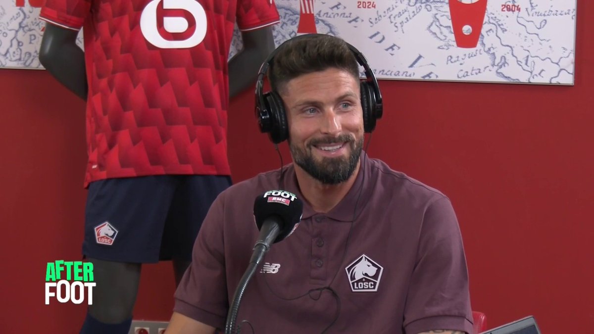 🗣️ O.G "Je me concentre sur cette année, que tout se passe bien et on fera les comptes à la fin." Gilbert : "C'est potentiellement ton dernier club ? O.G : "Tout à fait." 🇫🇷 Olivier Giroud évasif autour de son avenir au micro de l'After Foot RMC