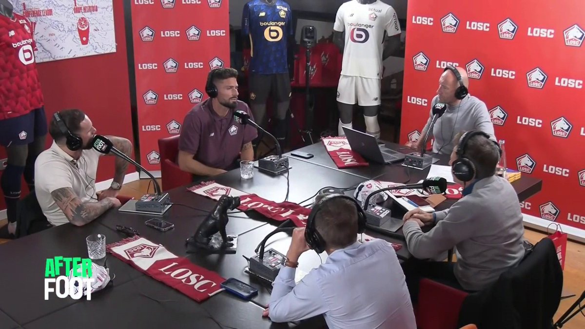 🗣️ "Je parlerais avant tout de l'intensité, de la répétition des efforts. C'est pour ça qu'il faut prendre soin de son corps." 🇫🇷 Olivier Giroud donne son avis sur l'évolution du football au micro de l'After Foot RMC