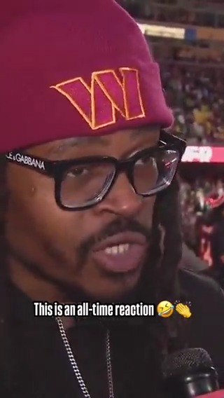 Throwback to last season when these Washington Commanders fans had an all-time reaction to their team's Hail Mary vs the Bears as it happened 😂 (via FOX 5 DC &amp; NFL)