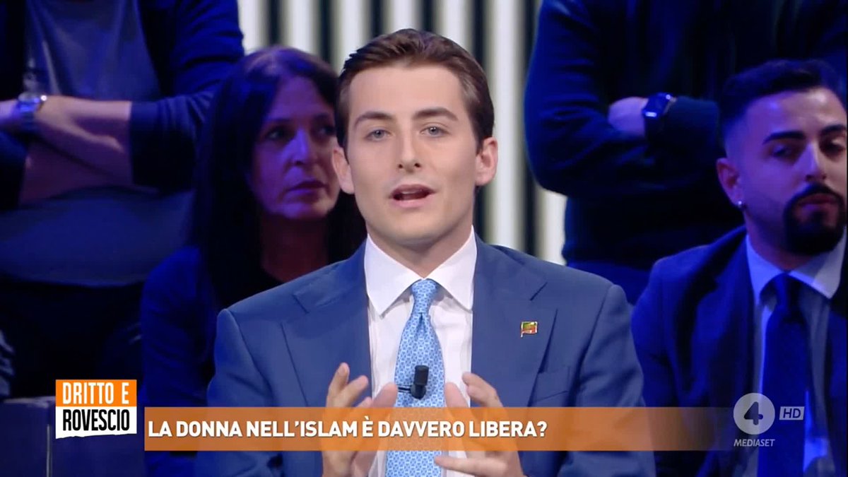 "Non è la nostra società che si deve adattare all'Islam ma è l'Islam che se vuole avere un posto qui si deve adattare alla nostra società!" Simone Leoni (Forza Italia) a #drittoerovescio