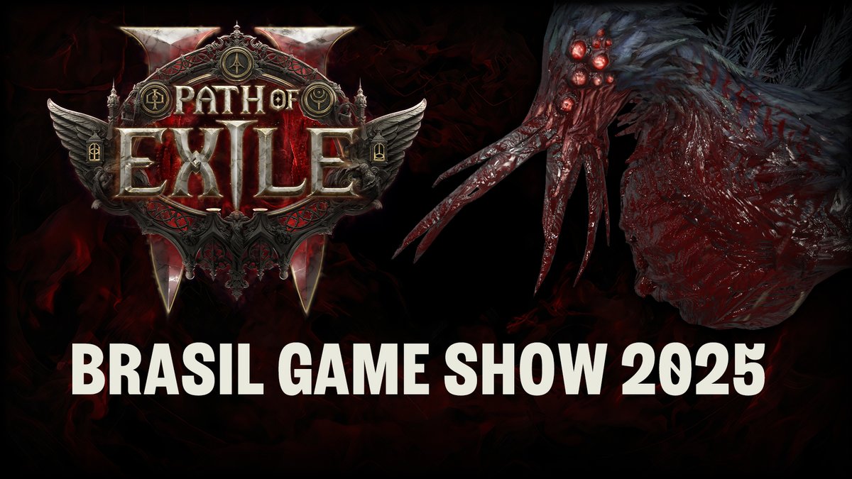 Path of Exile 2 is at Brasil Game Show (BGS) 2025! Here's a message from Game Director Jonathan Rogers and some of our Brazilian Developers working on Path of Exile 2.