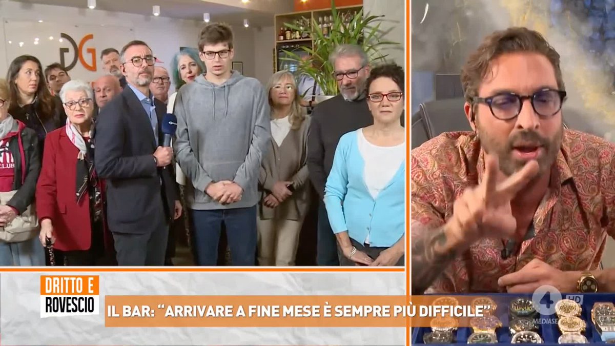 Lorenzo Ruzza replica a Matteo, il 24enne di Padova che guadagna 800 euro al mese lavorando 12 ore al giorno in un fasfood a Padova e vive coi nonni. #drittoerovescio