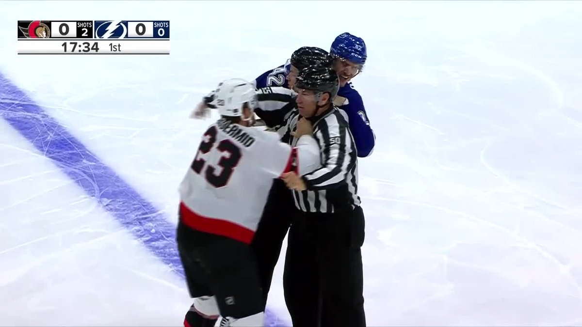Curtis Douglas in his FIRST NHL SHIFT EVER dropped the gloves with Kurtis MacDermid.🥊🥊🥊