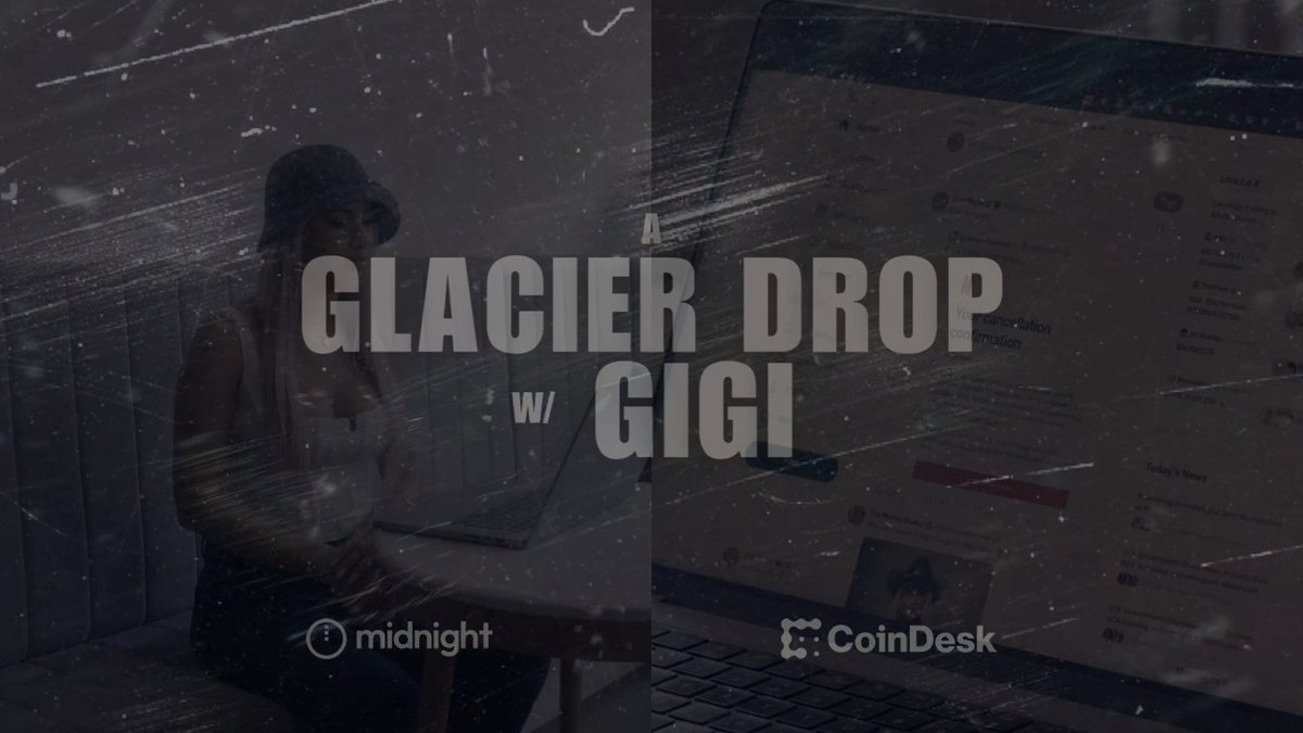 💸 PRIVACY: As someone who's been drained before, Gigi | CTW 🇻🇪 is bullish on privacy layers for crypto. We sat down with her in Singapore to claim NIGHT, the utility token driving Midnight's programmable privacy network. Watch as she walks you through her Glacier Drop claim on Solana👇 [PARTNER CONTENT | NFA x DYOR]