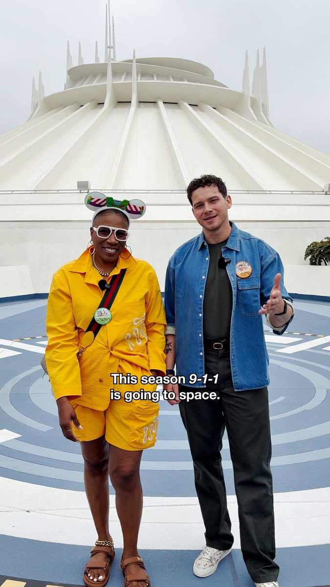 When 9-1-1 goes to space…we go to Disneyland Resort for Space Mountain. Watch Aisha Hinds and Oliver Stark try to answer trivia questions in 3…2…1.