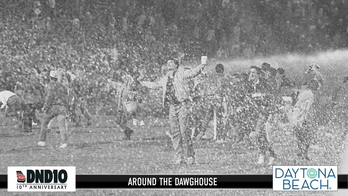 Auburn turned fire hoses on Dawg fans after Georgia’s 1986 upset. Brandon Adams shares the story — including one surprising name: Gunner Stockton’s grandfather was there...and was arrested. 👀