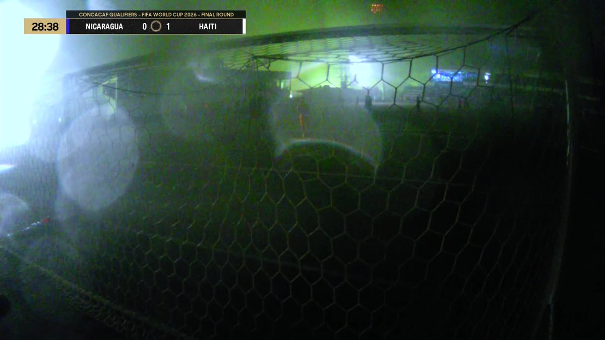 THE LIGHTS HAVE GONE OUT AT ESTADIO NACIONAL IN MANAGUA 😱 Concacaf gonna Concacaf 😅