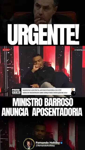 Ministro Barroso, não adianta renunciar. A covardia não apaga o passado. A fuga não reescreve a história.