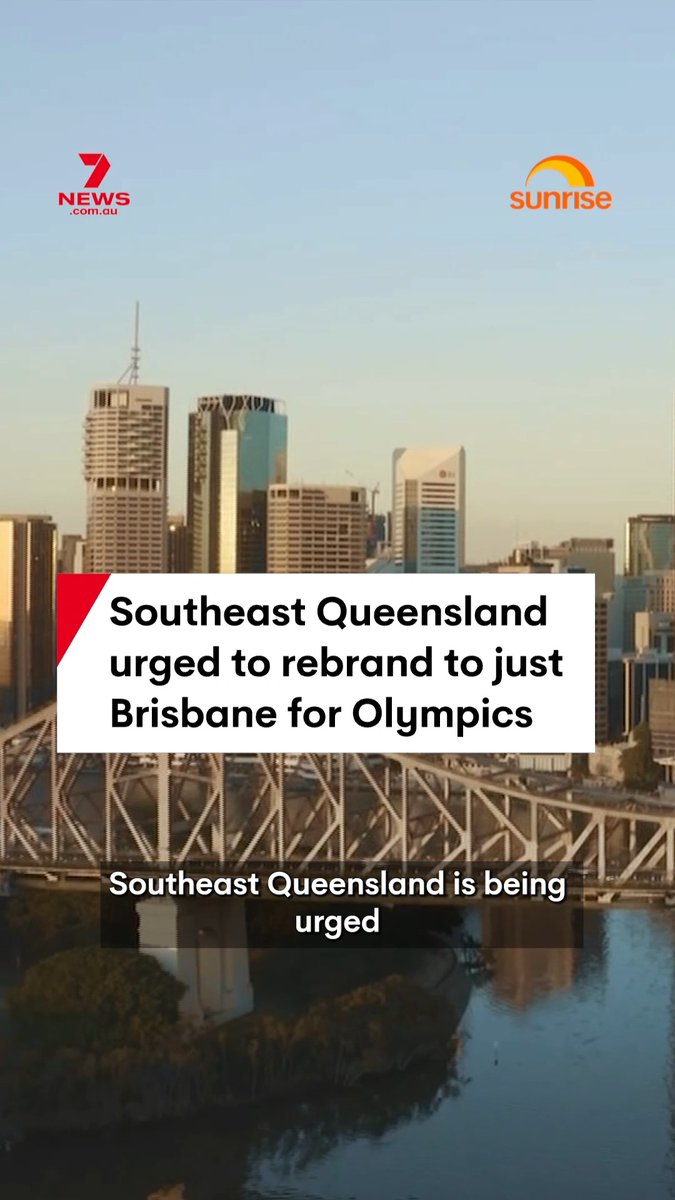 Southeast Queensland has been urged to rebrand simply as Brisbane, which will include the Gold Coast and Sunshine Coast, ahead of 2032 Olympic Games. Leaders say now is the time to act as one city. #Olympics #Brisbane #GoldCoast #SunshineCoast #Queensland