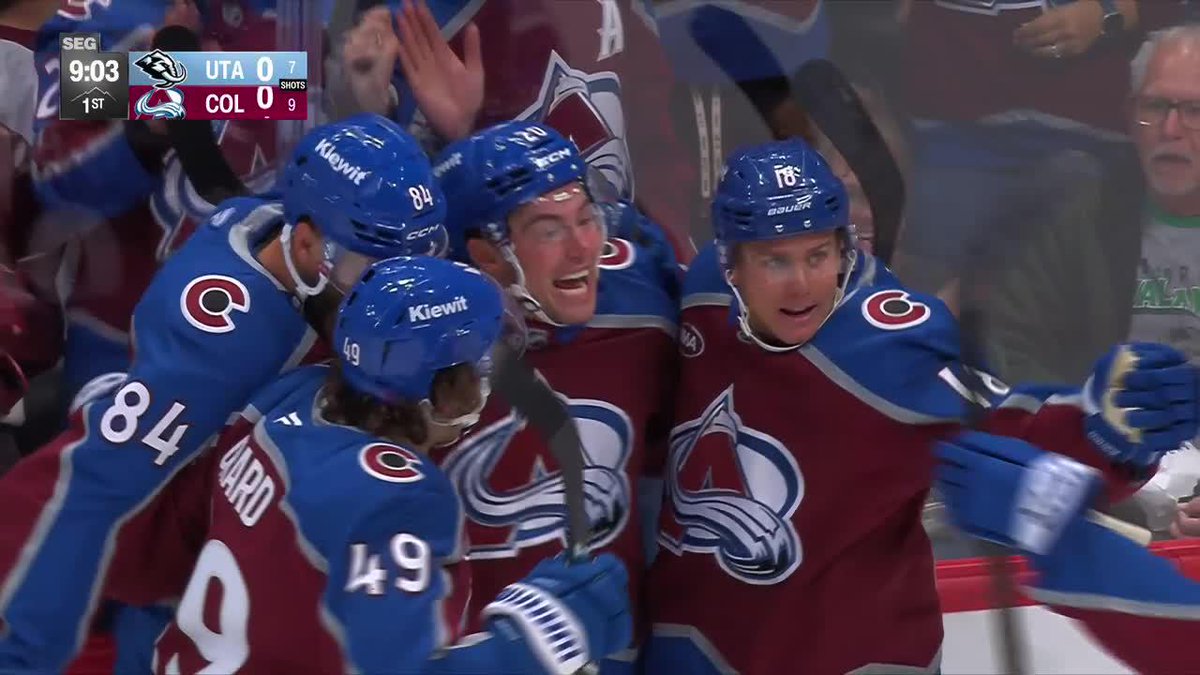 Some ELITE passing by the Colorado Avalanche and Ross Colton finishes it🤒