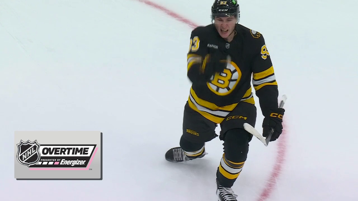 FRASER MINTEN 🚨 He wins it for the Boston Bruins in Energizer ooooooovertime! #NHLFaceOff