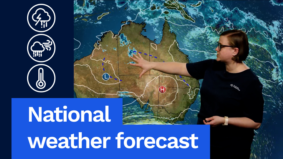 National Weather Forecast 10 October 2025: Cold front for south-east Australia, storms building in the north Video current: 12:30pm AEDT 10 October 2025. For the latest forecasts and warnings go to our website or the BOM Weather app.