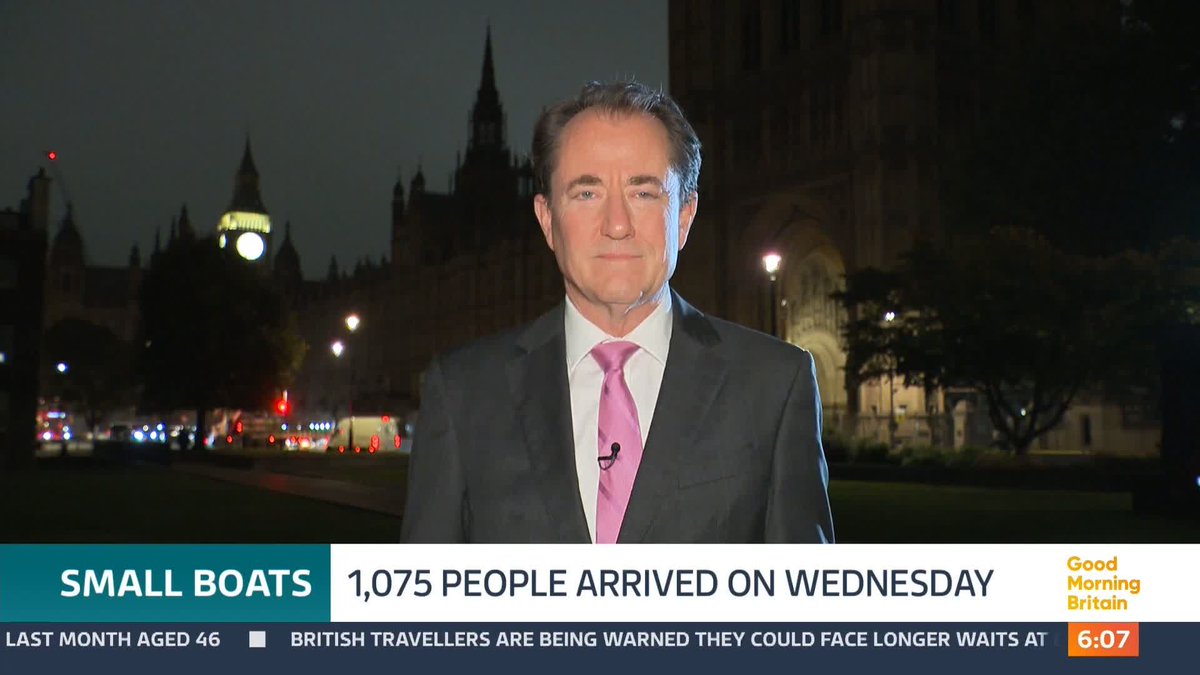 As more than a thousand migrants crossed the channel on small boats on a single day, the Government reveals that 19 people were returned to France, under the so-called one-in-one-out agreement. Richard Gaisford reports.