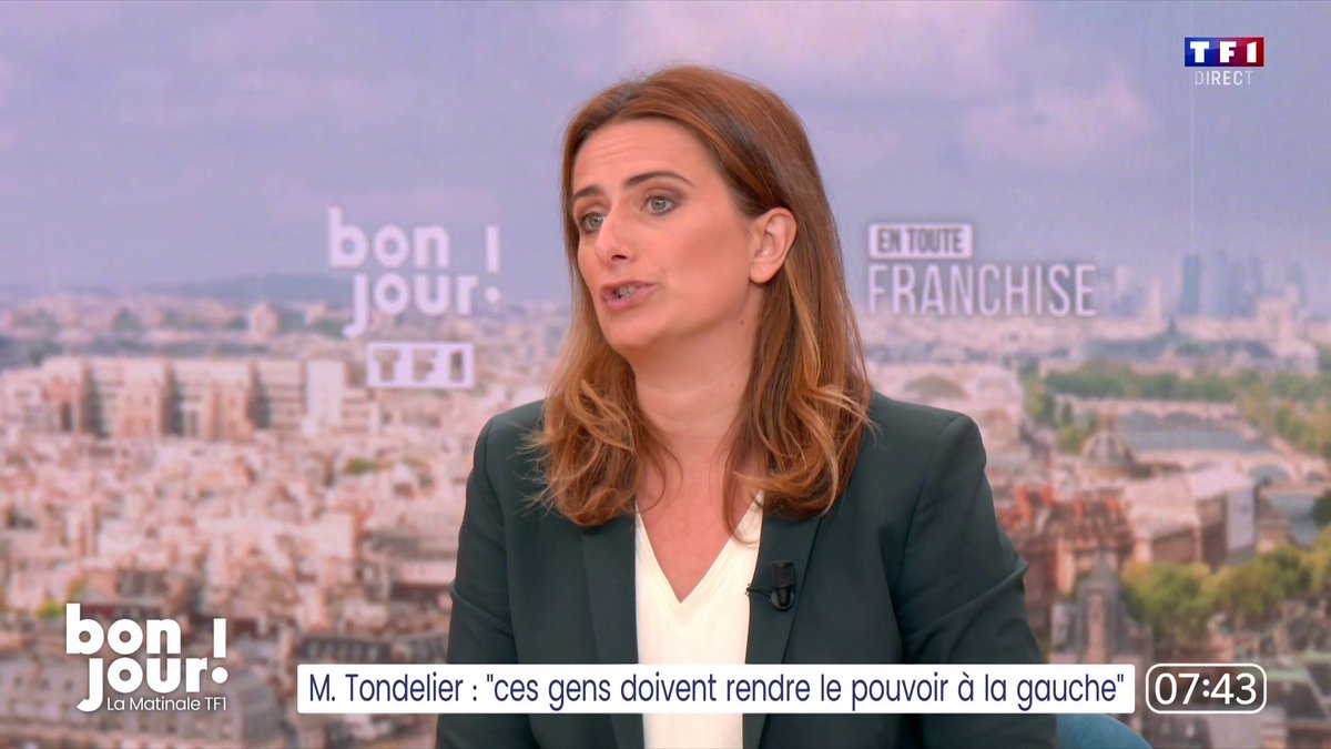 "S'il dissout ce soir nous sommes prêts", Marine Tondelier dans #BonjourLaMatinaleTF1