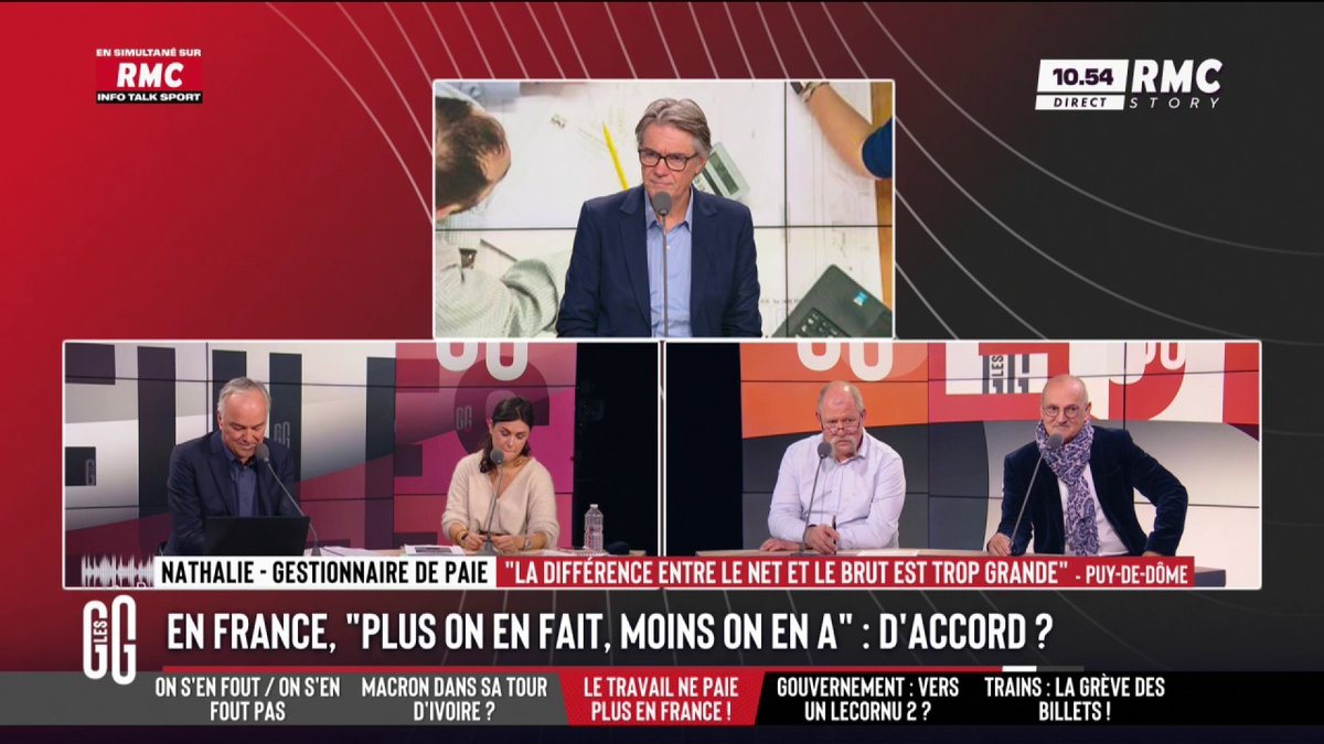 😡« Dans ce pays, plus on en fait, moins on en a. » 🎙️Nathalie : "Je ne supporte plus d'entendre la gauche dire 'On va augmenter le SMIC'. Ils sont en train de 'smicardiser' la France. Je suis emmerdée chaque jour par des salariés qui vivent sous perfusion des aides." #GGRMC