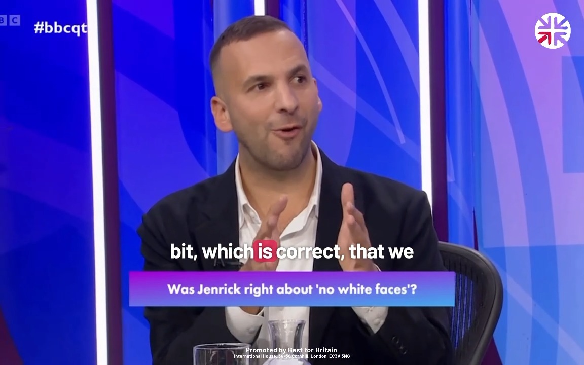 .Zack Polanski on #bbcqt: "The immigrants haven't caused austerity." "The same Thatcherite policies that you and your party support and the Conservative are what have caused the devastation in this country."