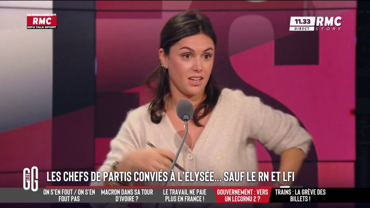 🇫🇷 Les chefs de partis conviés à l'Elysée, sauf le RN et LFI 🎙️ Laura Warton Martinez : "Est-ce que Macron n'est pas en train de se venger d'avoir perdu les législatives ? Il fout la m*rde partout, chaos général. Vous n'avez pas voulu voter pour moi ? Ben voila..."