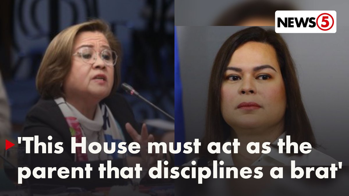 'PAGDIDISIPLINA SA BRAT' Hindi pinagbigyan ng Kamara ang hiling na P889.24-milyon budget na para sa opisina ni Vice Pres. Sara Duterte sa 2026. 'Yan ay matapos isulong ni Mamamayang Liberal Rep. Leila de Lima sa period of amendments na i-retain na lang ang kasalukuyan nitong P733.2-milyon budget ngayong taon. | via Marianne Enriquez For more latest stories, visit us at