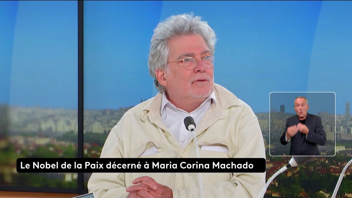 🔴 "Donald Trump ne méritait pas le prix Nobel de la paix. Il s'est retiré des accords de Paris sur l'environnement, des accords avec l'Iran, et ce qu'il fait avec sa propre population oblige à des réflexions". 🗣 Ofer Bronchtein, président du Forum international pour la paix.