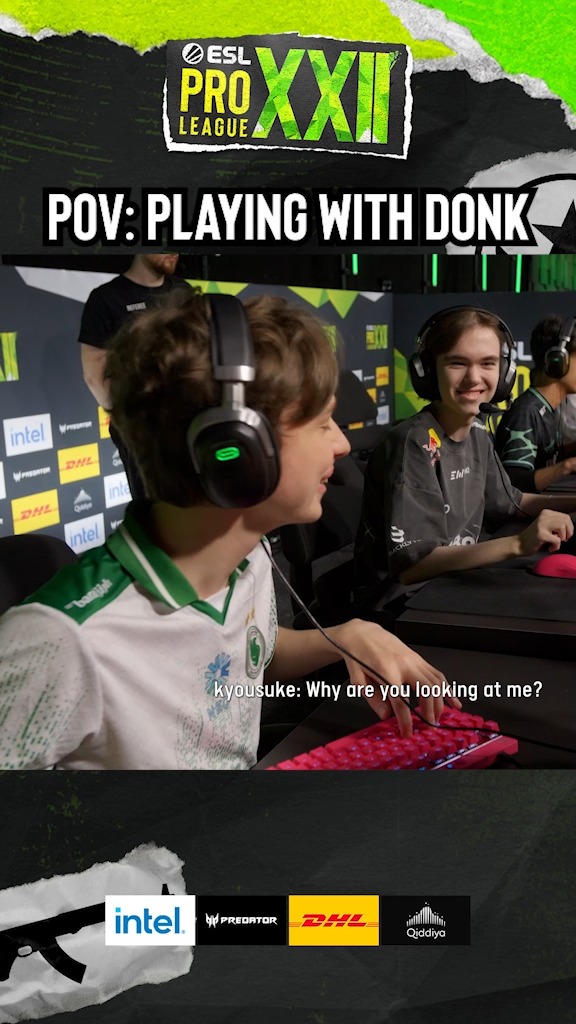 this is the cutest sht i've ever seen gng #ESLProLeague