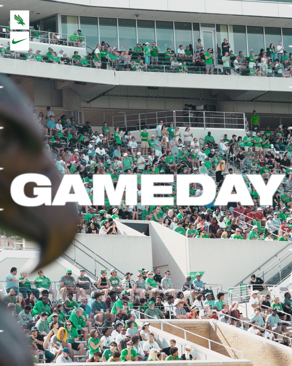 Wake up, Mean Green Nation – It’s GAMEDAY 🏈 #GMG🦅