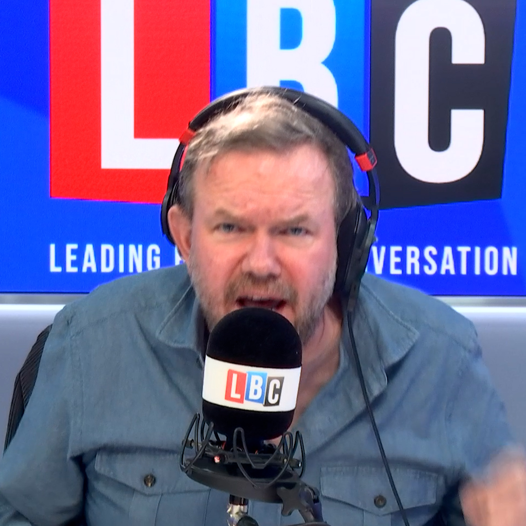 ‘I thought you said you weren’t a conspiracy theorist?!’ James O’Brien shuts down caller Dave’s ‘fears’ about digital IDs.
