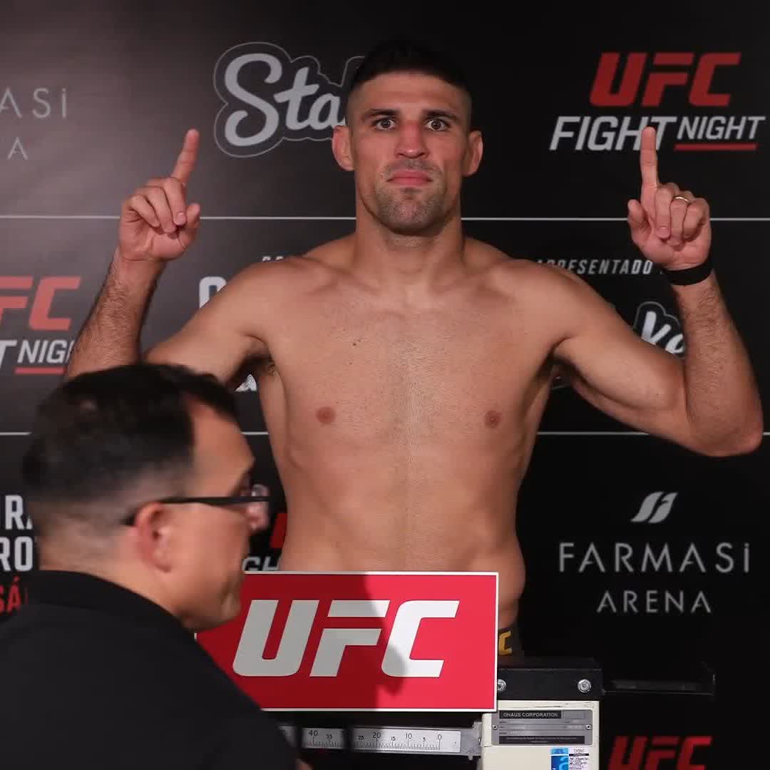 All set for ‘The Silent Assassin’ 🤫 Vicente Luque | 170 lbs! [ #UFCRio | TOMORROW 7pmET on the @ESPN app ]
