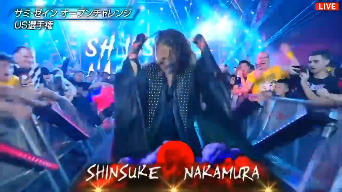 【🔴LIVE】スマックダウン オーストラリアで… 日本が誇る侍・中邑真輔登場!! #アベマでWWE