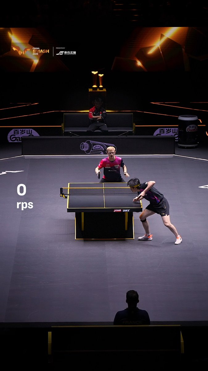 When speed meets elegance ✨ #ChinaSmash #TableTennis