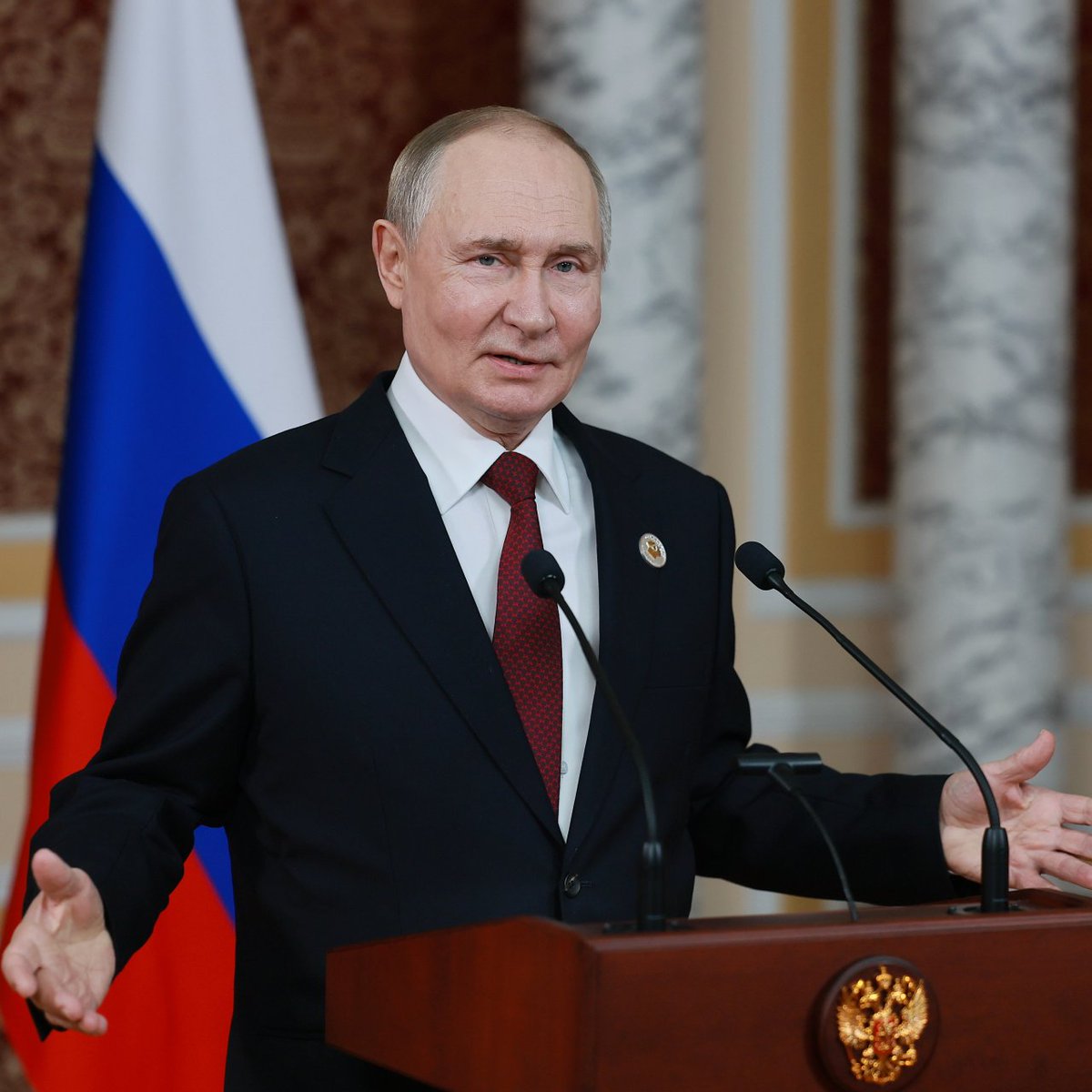 🇷🇺🗣️🏅🕊️Putin comenta si Trump es digno del Premio Nobel de la Paz Durante una conferencia de prensa en el marco de su visita de Estado en Tayikistán, el presidente ruso, Vladímir Putin comentó el premio Nobel de la Paz 2025